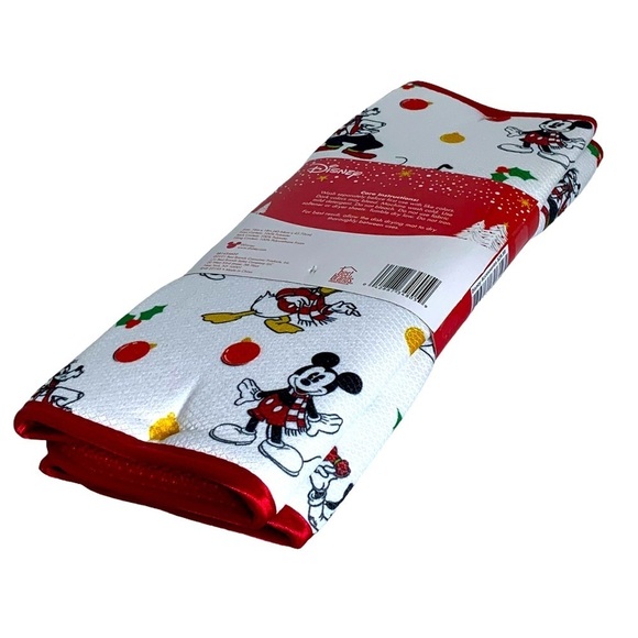 Disney Holiday Set Kitchen Drying Mats Absorbent Christmas Mickey 2 Pack Set - Picture 7 of 15